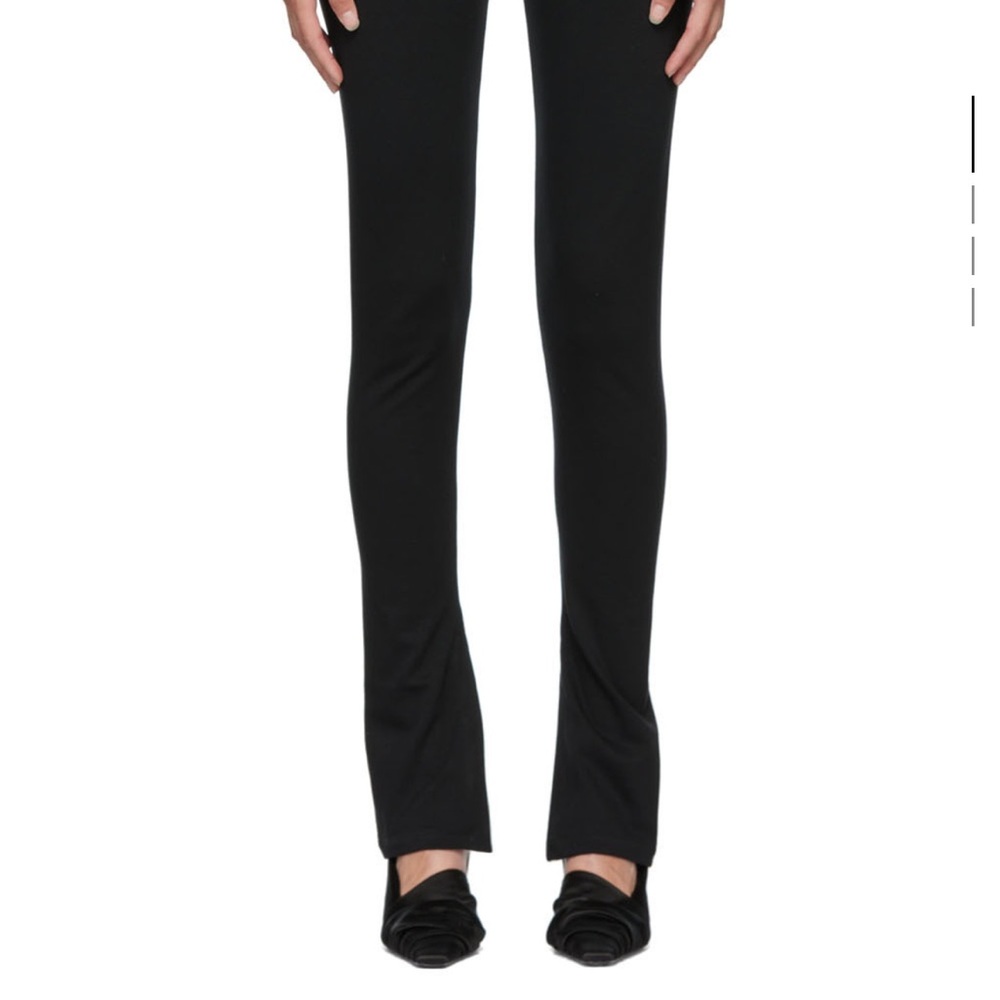 BITE black slit leggings